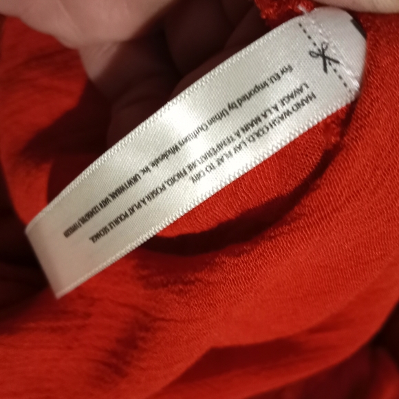 FREE PEOPLE - ONE - One Size Deep Orange Maxi Length Dress - Picture 2 of 6